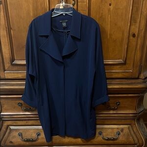 Grace Elements Navy Trench Coat